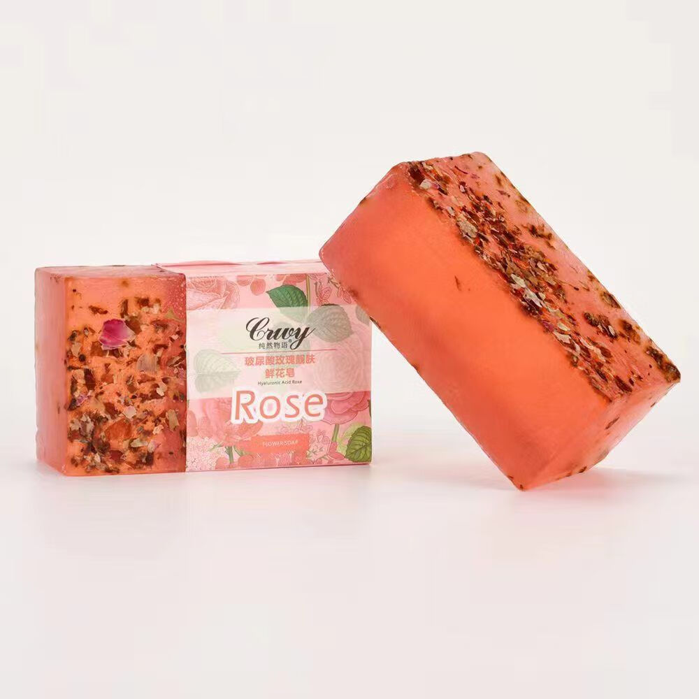 水之密语云南鲜花皂精油皂玫瑰手工皂螨虫脸部香皂香味肥皂香型男女