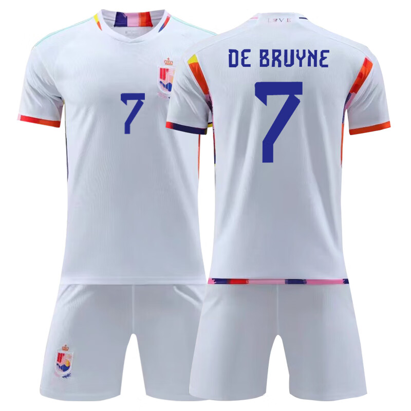 球进啦欧洲世界杯国家队比利时足球服套装儿童球衣定制男diy成人亲子