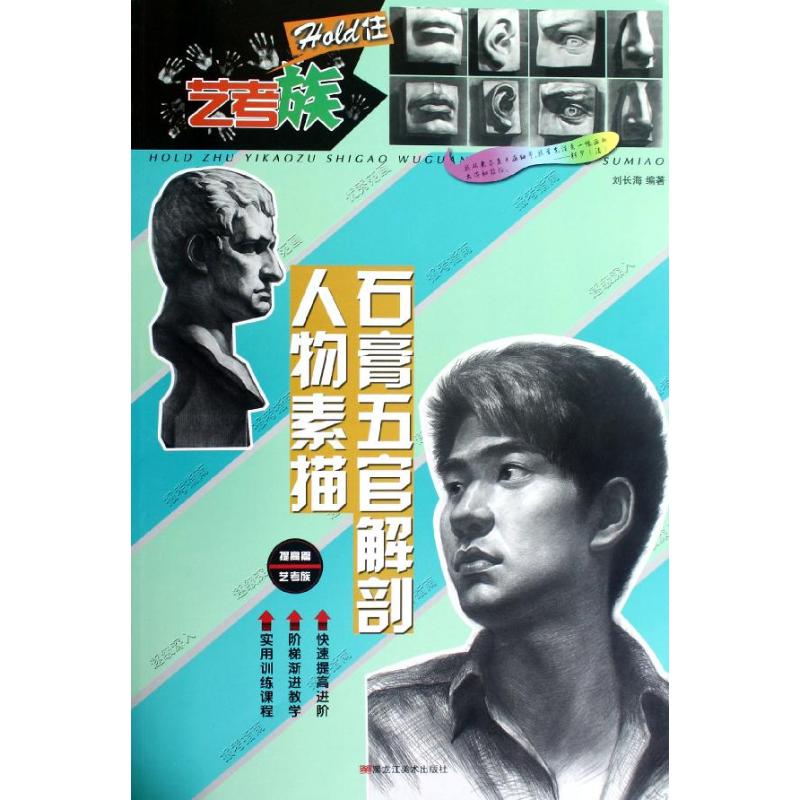 石膏五官解剖人物素描