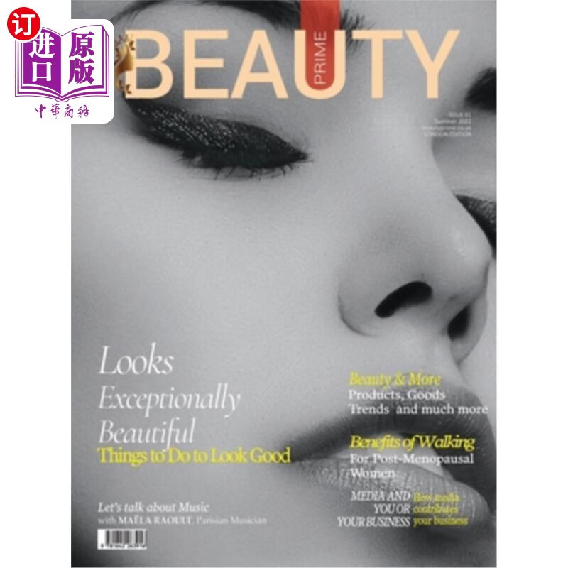 海外直订医药图书looks exceptionally beautiful: beauty prime 看