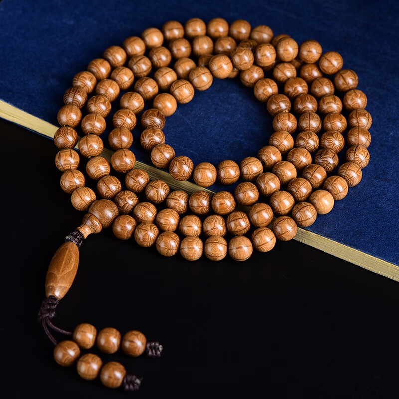 途豪班五台山六道木佛珠文玩手串手链男女款2.0念珠盘玩老料 老料0.