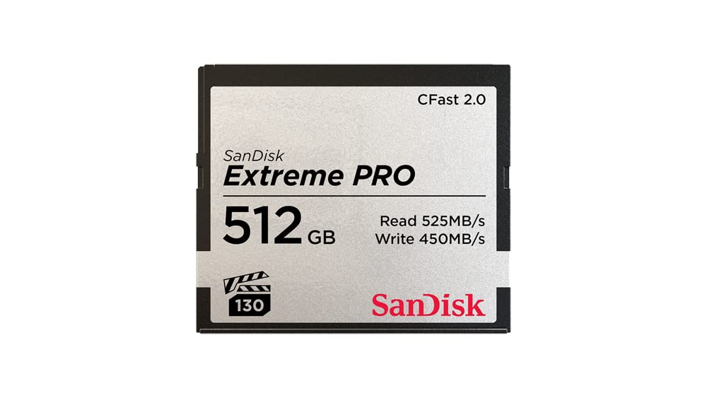 SanDisk 闪迪 闪迪 512GB Extreme PRO CFast 2.0 存储卡 - SDCFSP-512G-G46D