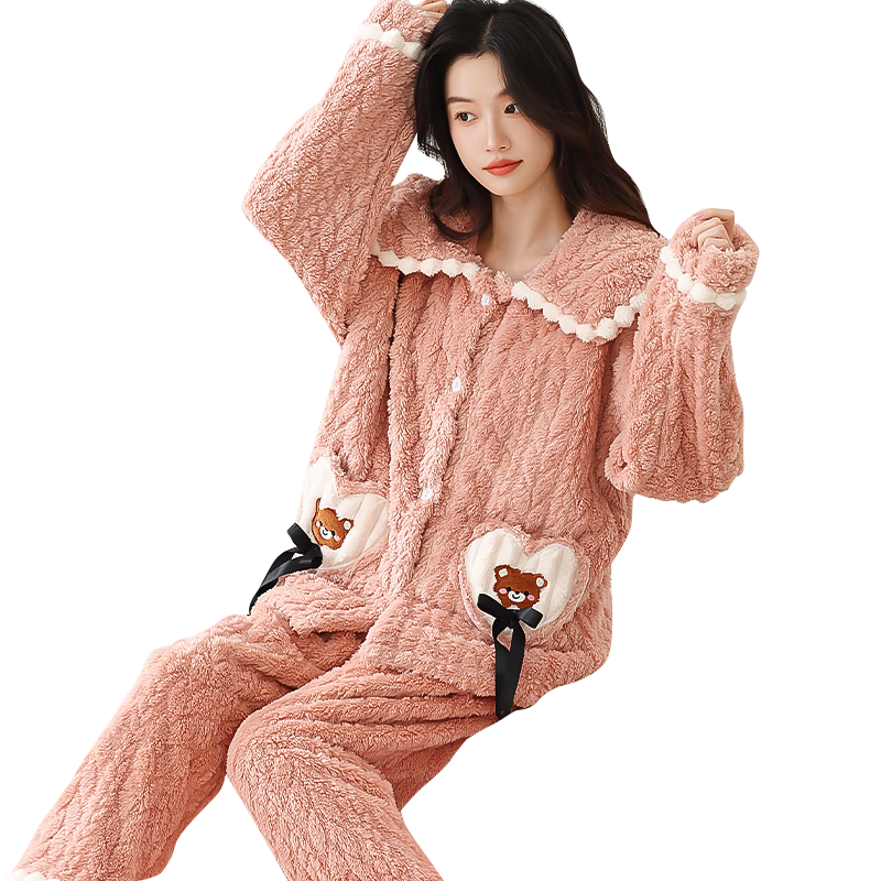 è�� Ůʿ˯�� ����ë�޼Ӻ�ɰ�С�ܹ����� ���⴩�Ҿӷ� ��ɫ M 69.5Ԫ(����ȯ)