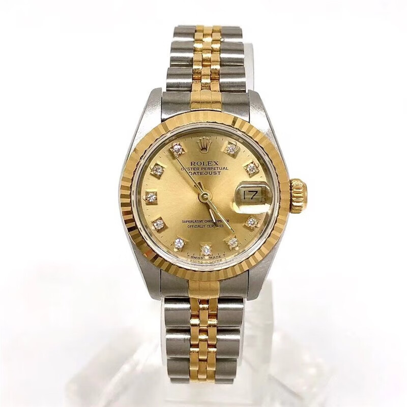 【二手95新】劳力士女表 69173  金盘小钻   26表径 自动机械