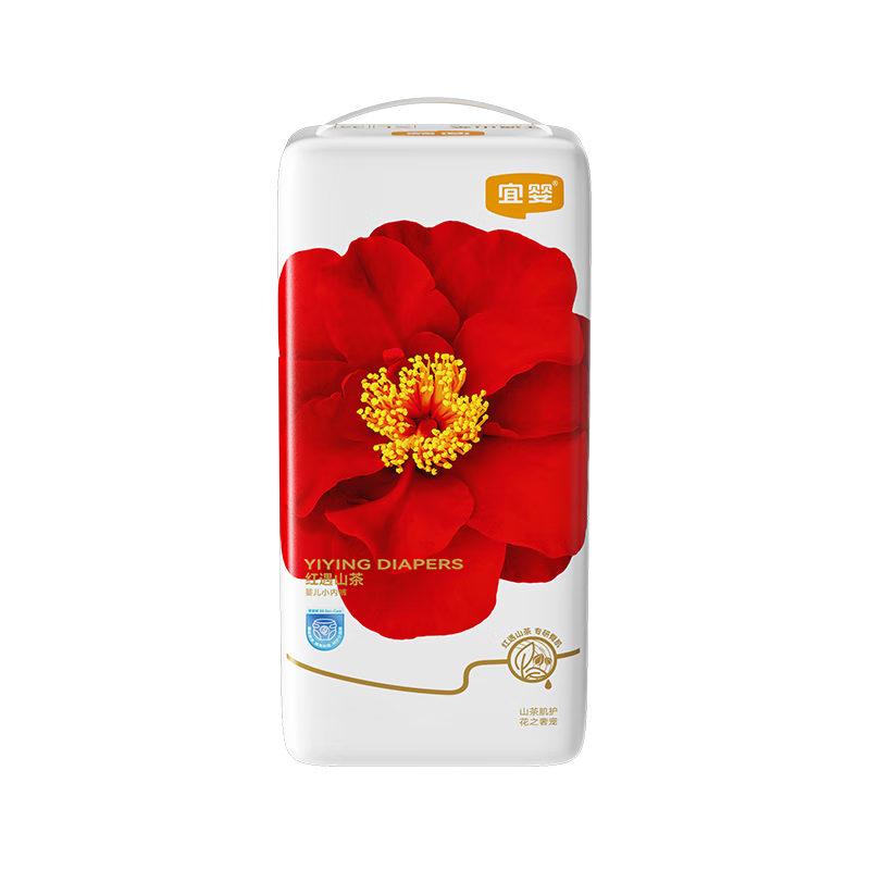 宜婴红山茶花拉拉裤3XL弱酸拉拉裤30片尿不湿【品牌直供 安心品质】