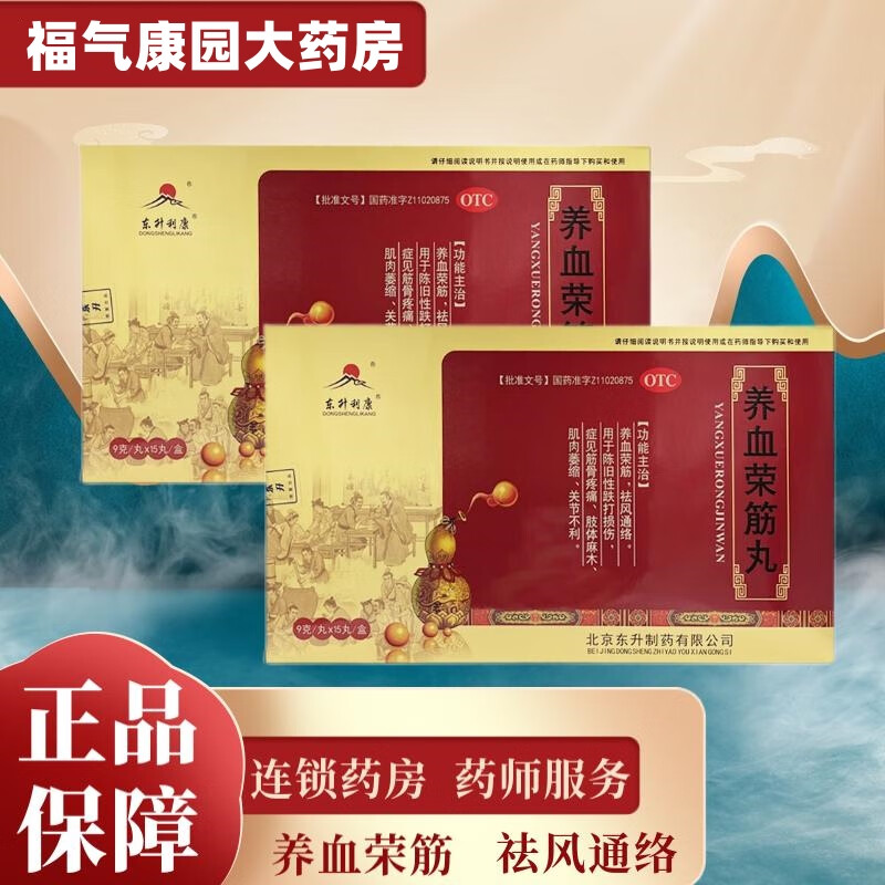 舒康岸 养血荣筋丸 9g*15丸 养血祛风通络 跌打损伤筋骨疼痛 肢体麻木