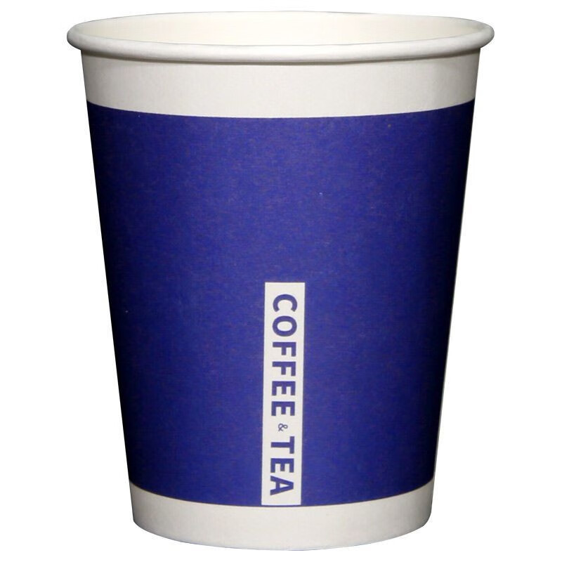 誉雀一次性纸杯定制加厚水杯整箱批发家用1000只装茶杯商用办公室水杯 9盎司特厚250ml 商务款200只