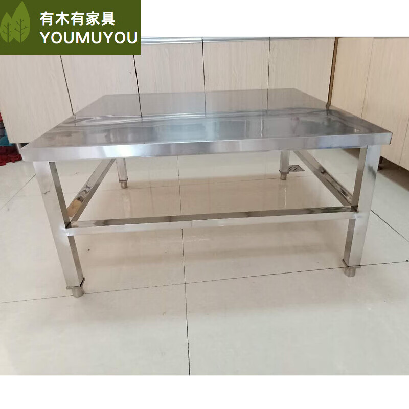 fandi)折叠烧烤专用桌子大档桌子摆摊农家乐正方形小餐桌不锈钢304方