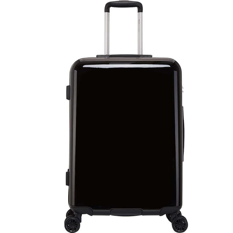 爱华仕（OIWAS）行李箱男女拉杆箱 时尚潮流旅行箱6182  密码锁飞机轮 28英寸黑色