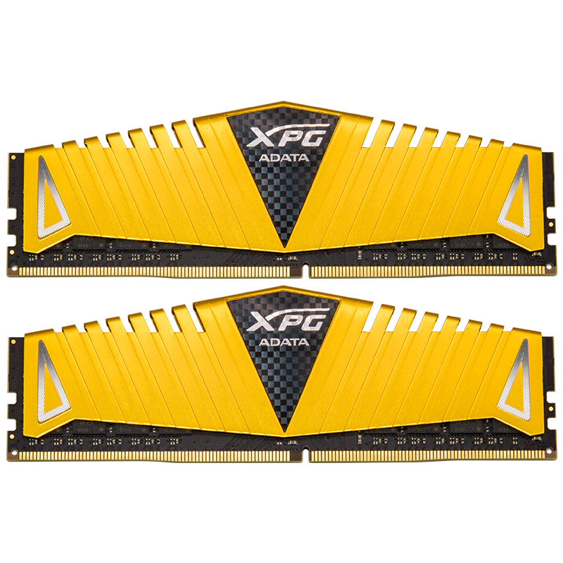 ADATA 威刚 XPG 威龙 Z1 DDR4 3600MHz 台式机内存 马甲条 金色 16GB 8GBx2