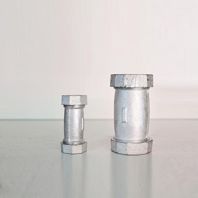 适之玛钢快速接头 热镀锌伸缩节加厚活接 水管铁管抢修节 dn15