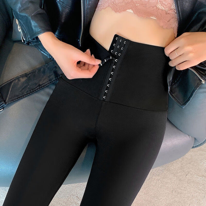 鲨鱼皮打底裤女外穿瑜伽健身鲨鱼皮打底裤女外穿薄款九分高腰收腹提臀