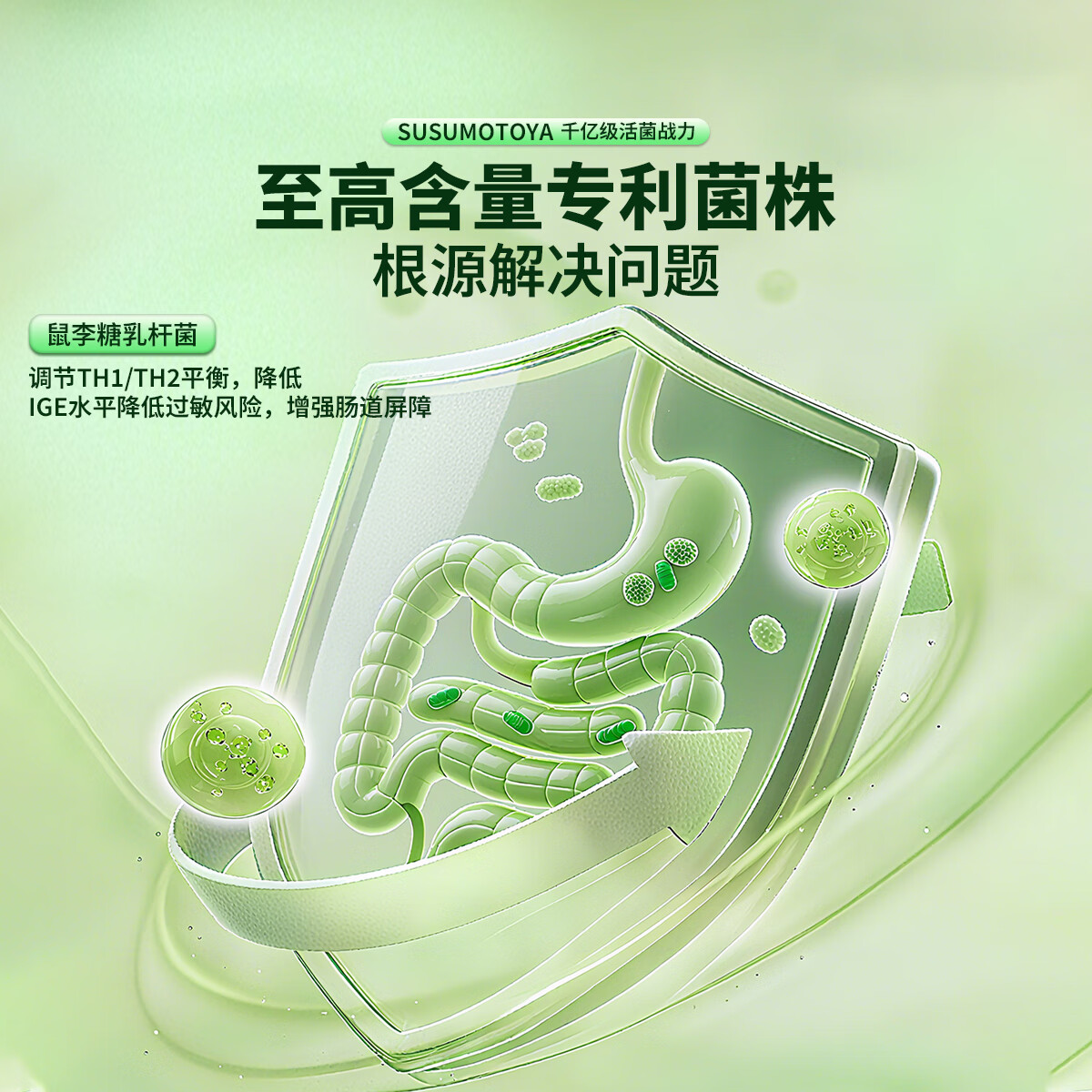 SUSUMOTOYA抗敏益生菌舒敏益生菌 90粒/瓶 1瓶装【推荐拍2瓶装送2同款】 90粒*1瓶