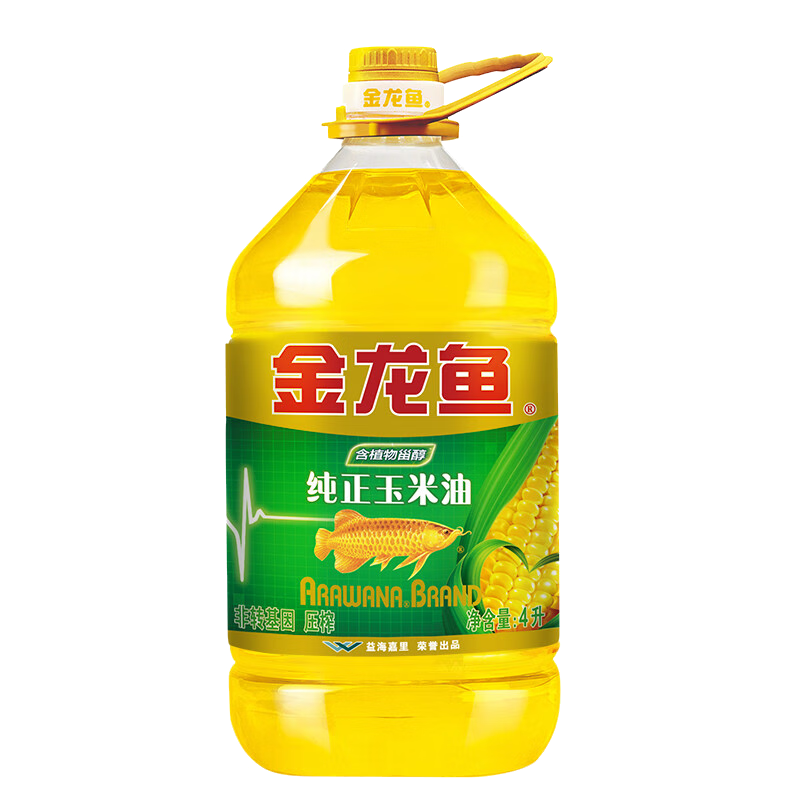金龙鱼食用油 纯正玉米油4L 1桶使用感如何?