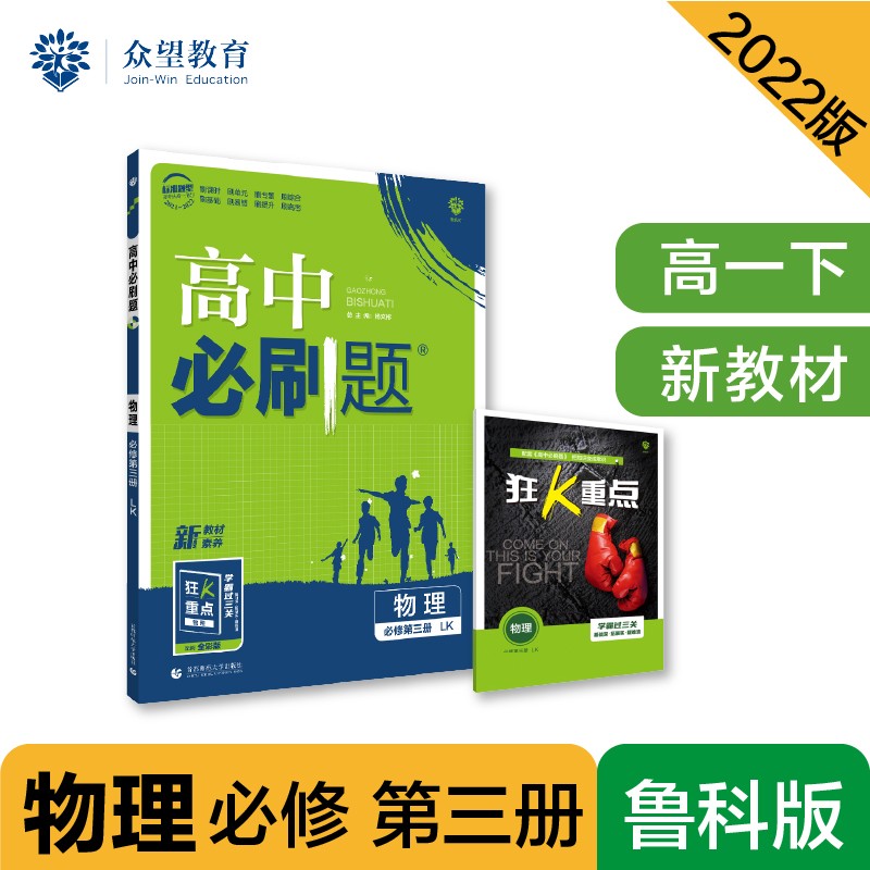 高中必刷题高一下 物理 必修 第三册 LK鲁科版 2022（新教材）理想树