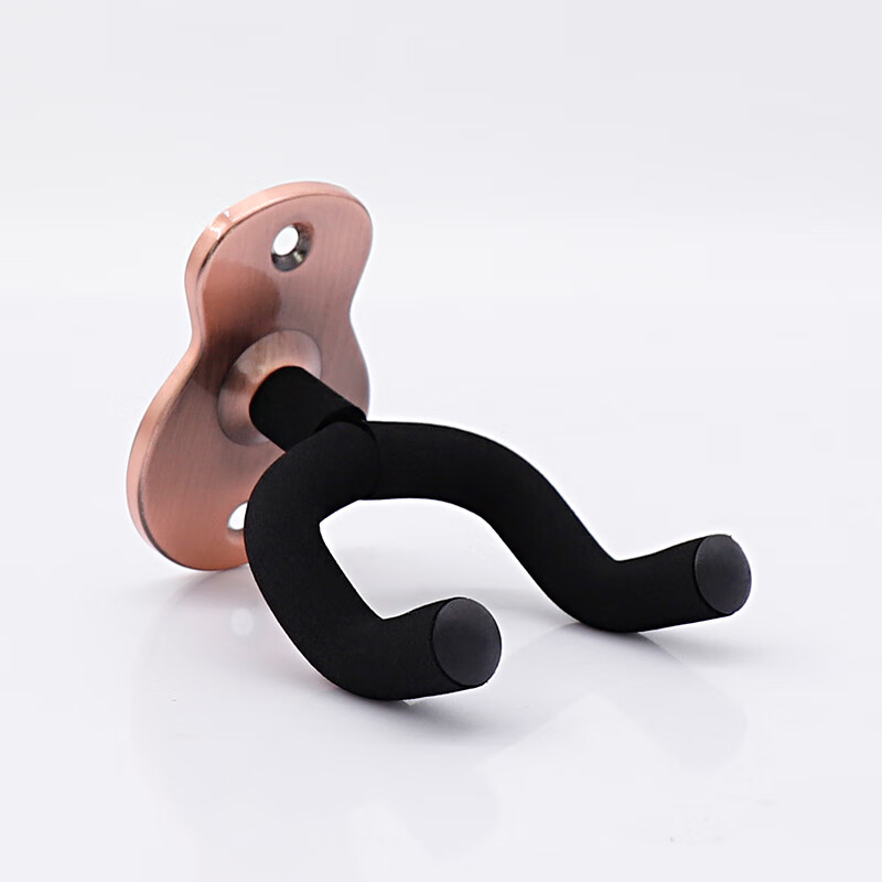 青歌J-21吉他挂钩民谣古典电吉他架子电贝斯吊架尤克里里装饰架 J_21金属款吉他挂钩（玫瑰金）