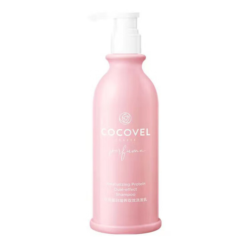 COCOVEL洗發(fā)水沐浴護(hù)發(fā)柔雅迷漾法式香水夢魅香氛黑-粉-紫色瓶都有 水潤蛋白清爽去屑洗發(fā)乳750ML-圓