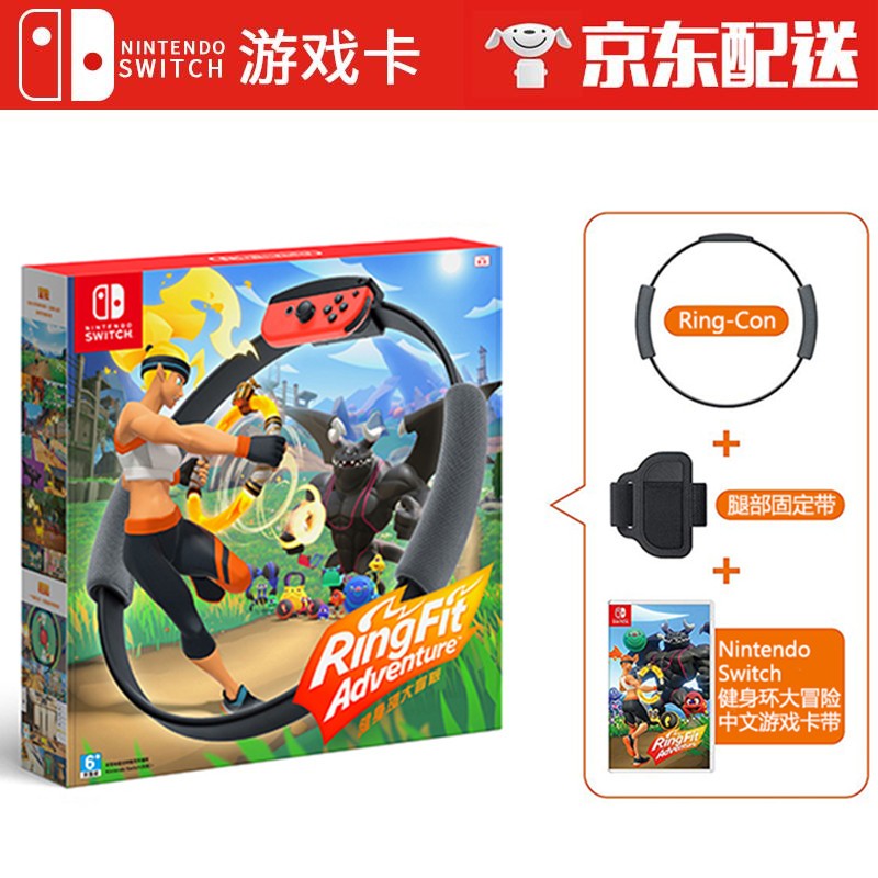 任天堂 Nintendo Switch NS游戏卡带 海外通用版 Switch游戏卡 健身环大冒险 中文