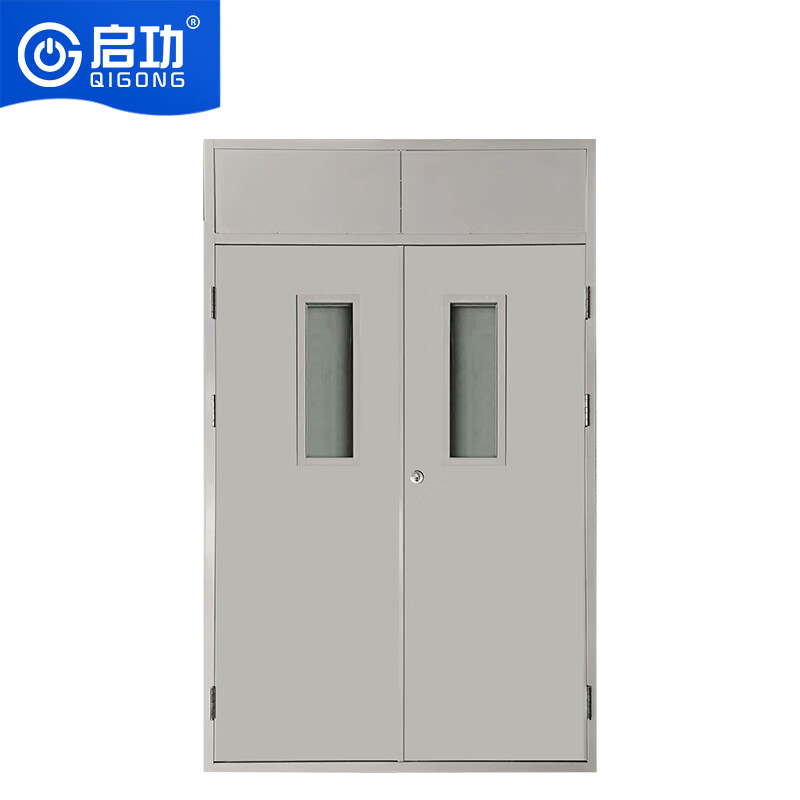 启功防火门钢质甲级双开门消防通道隔烟隔热安全消防门