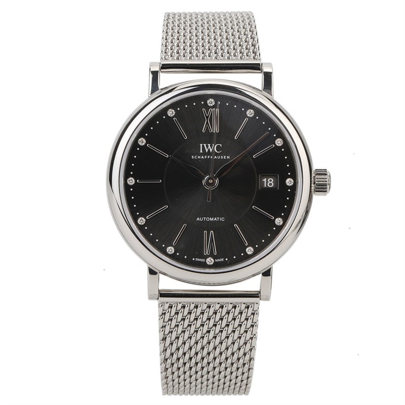 【二手95新】万国iwc女表自动机械iw458110日历37mm瑞士奢侈品腕表