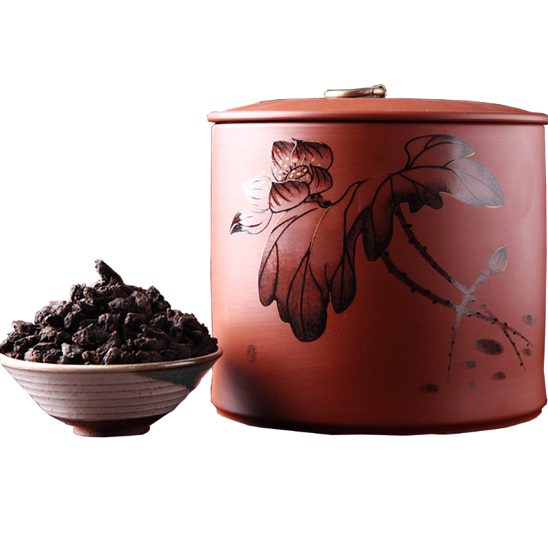 吉順號云南普洱茶熟茶散茶糯米香茶化石老茶頭碎銀子850克茶葉禮盒