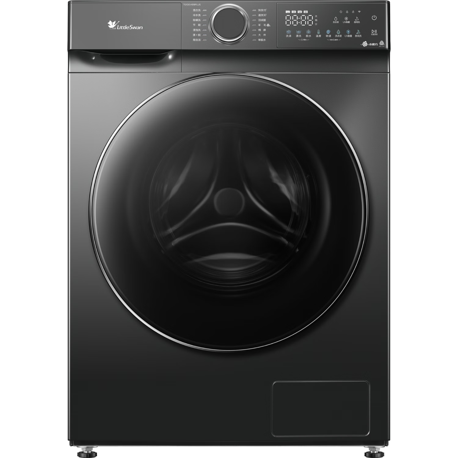 С��죨LittleSwan����Ͳϴ�»�ȫ�Զ����� ˮħ����TG100V618PLUS��10��������� ����Ͷ�� �Ծɻ��� �ҵ粹������