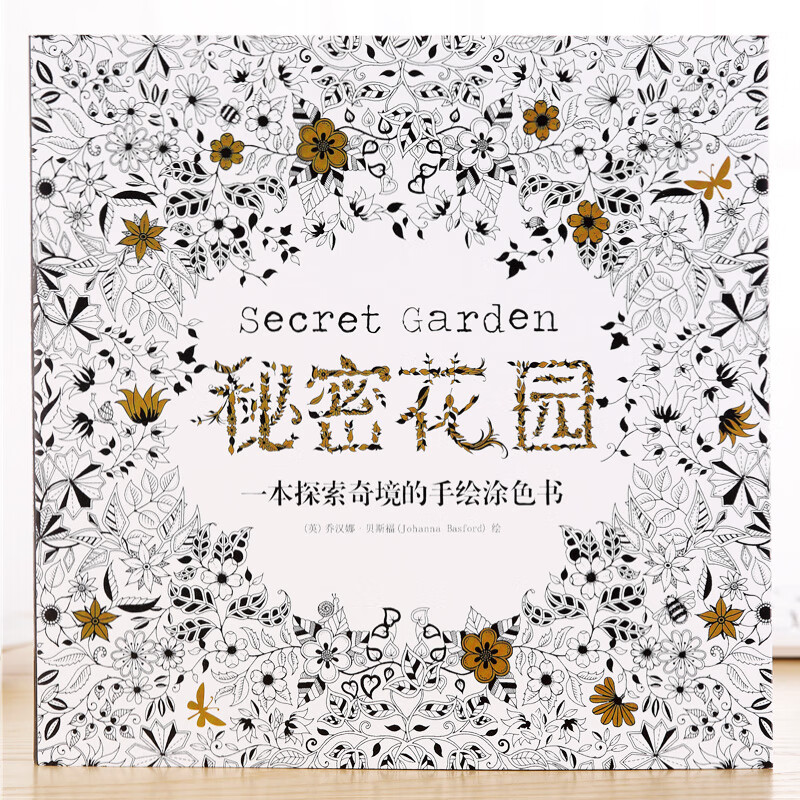 秘密花园涂色书减压孕妇胎教填色本涂色绘本儿童手绘涂鸦画画 中文