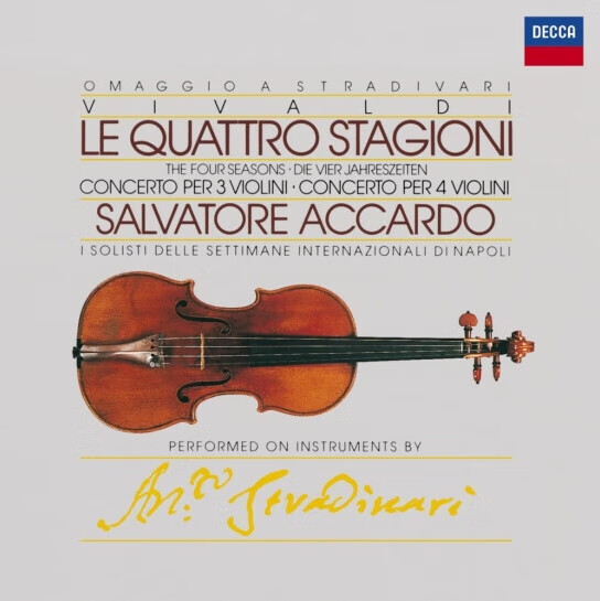 维瓦尔第 名琴四季 阿卡多小提琴 sacd 4845131 vivaldi: le quattro