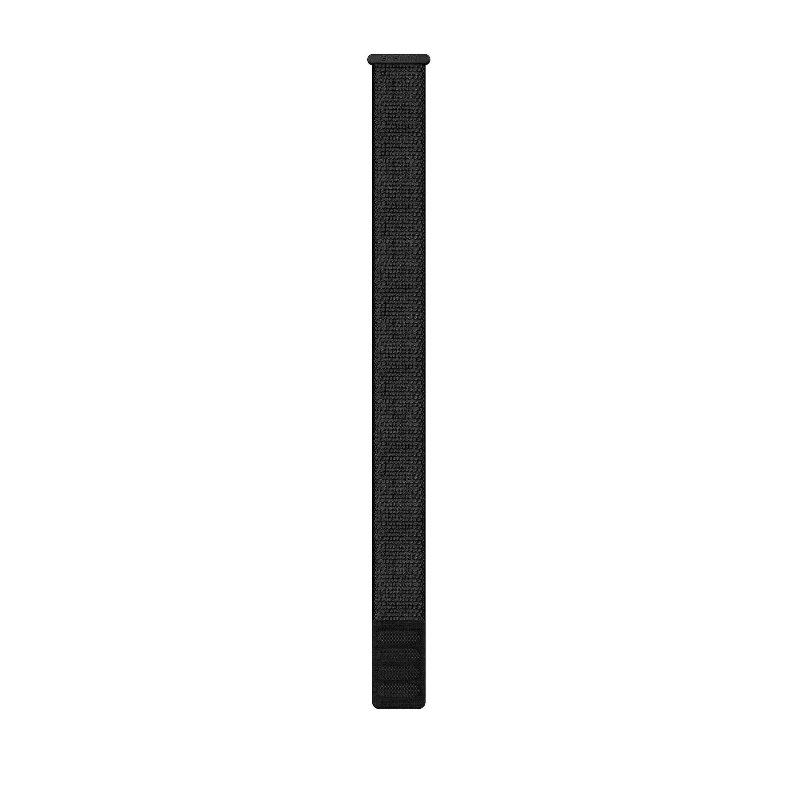 佳明（GARMIN） 22mm尼龙表带 轻薄舒适 运动手表通用 快速调节 黑色 黑色 22 mm