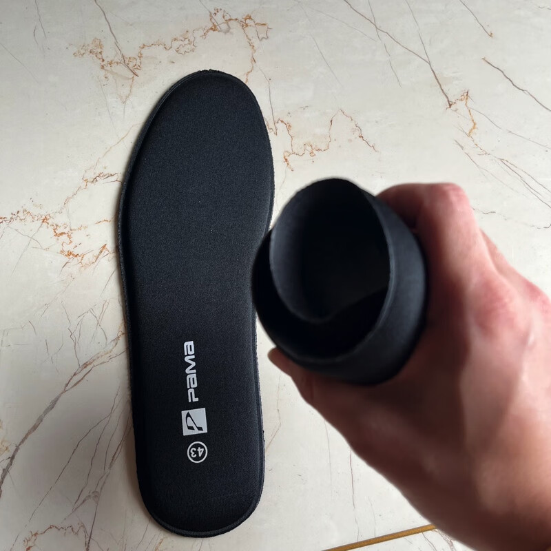8厘米防疼舒适耐用鞋垫软舒适 黑色一双装 35