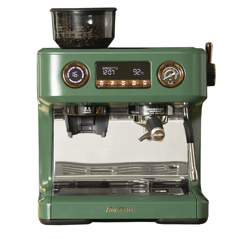 Barsetto BAE-V1 半自动咖啡机 松柏绿