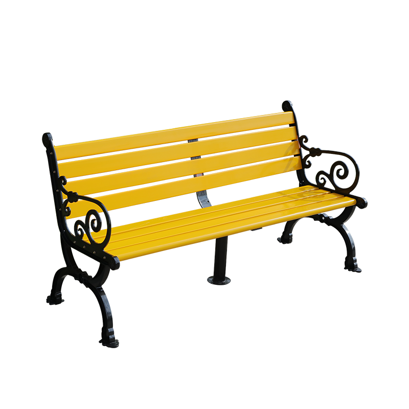 嘉勒美户外长椅子公园椅长凳子广场休闲座椅铁艺室外实木长条椅 大亚湾公园椅