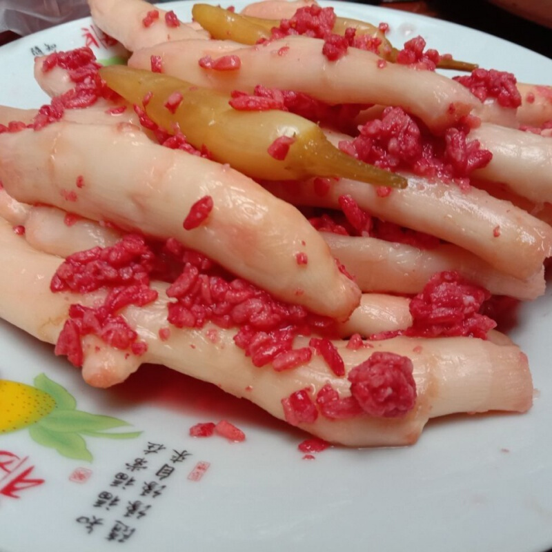虎钢馋广西柳州武宣特产红糟酸子姜嫩姜辣椒生姜酸1000g 新红糟姜2斤