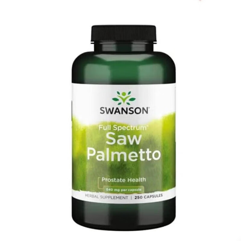 大瓶装 锯棕榈精华 saw palmetto 540mg250粒 美国swanson anson