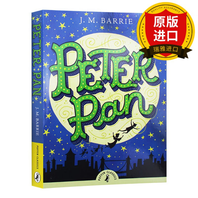 彼得潘 英文原版 peter pan 儿童文学小说读物 英文版进口原版英语