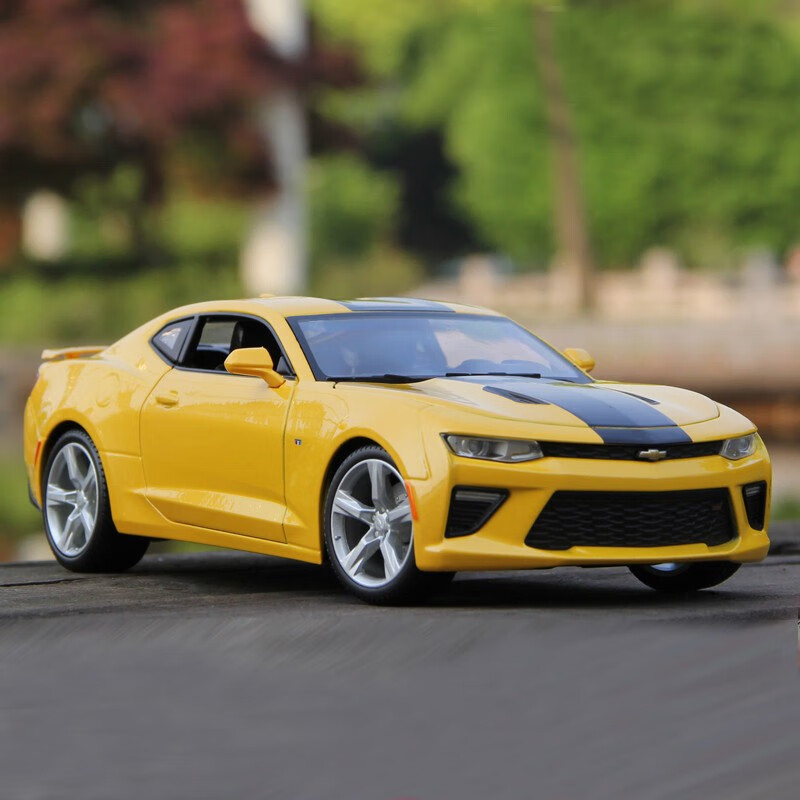 美驰图(maisto) 1:18雪佛兰2016款camaro科迈罗大黄蜂跑车汽车模型