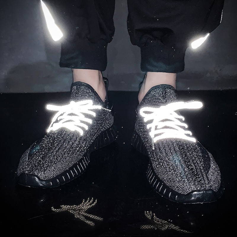 透气夜光椰子鞋带满天星男鞋天使白色