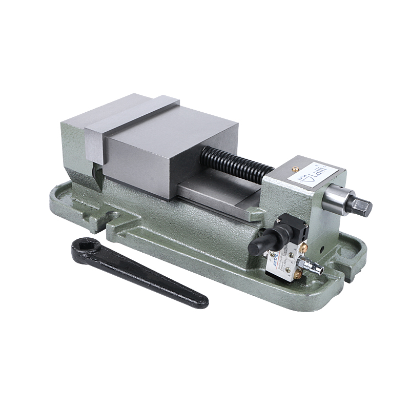 蔚领精密气动虎钳铣床平口钳6寸虎钳精密虎钳气动增压台虎钳 气动夹具