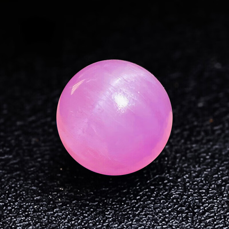 语森忆7a天然紫锂辉石散珠女冰种透体淡紫色猫眼单珠手串配多宝散珠