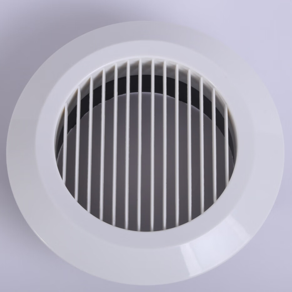 锐酬新风风口圆形风口空调出风口新风可调出风口排气口 直百叶75mm