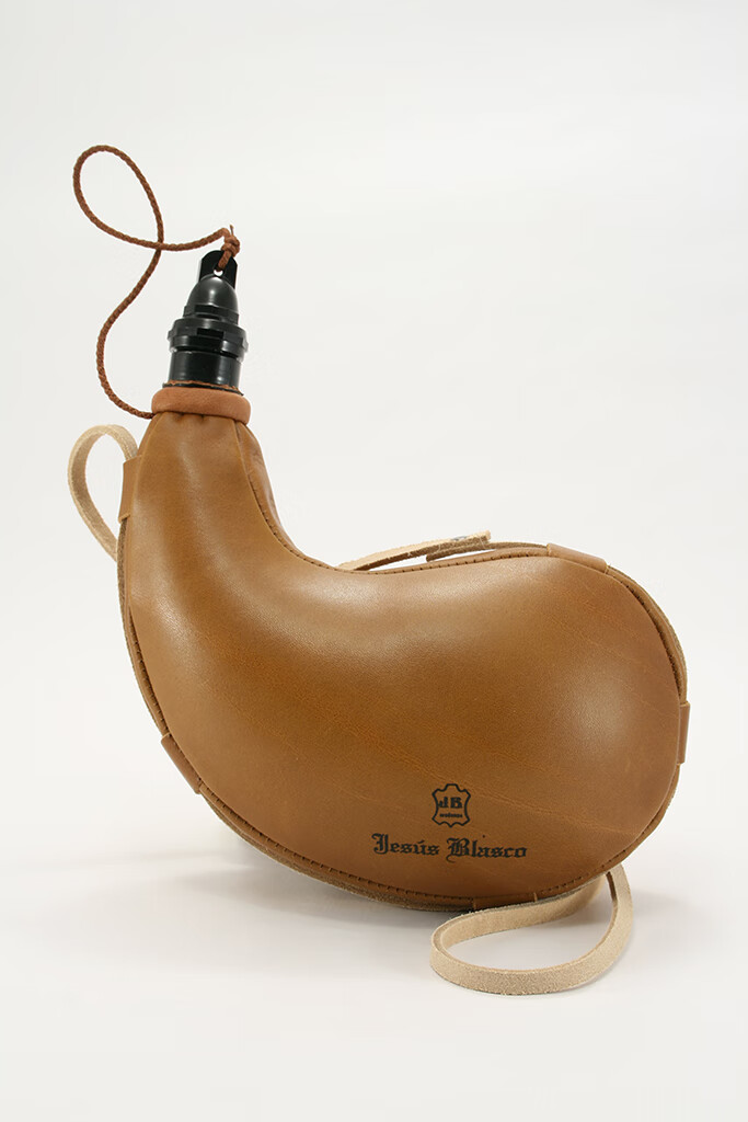 洛施芙(losefu)皮囊酒壶 西班牙进口复古水囊皮酒囊酒壶水壶水袋户外