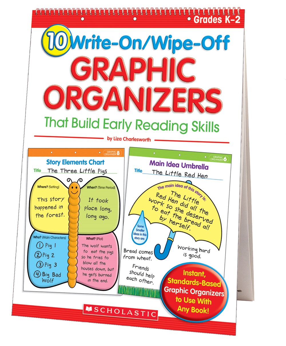 10 write-on/wipe-off graphic organizers that bui  涂擦和填充的