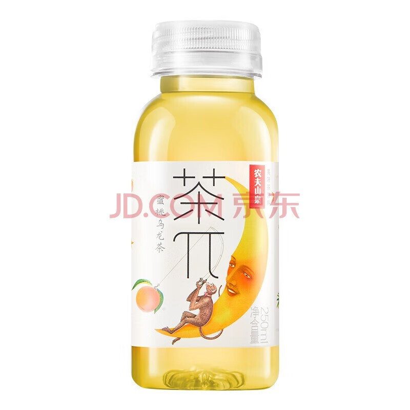 力量帝维他命水250ml 便携迷你装组合发货 蜜桃乌龙茶250ml*6瓶