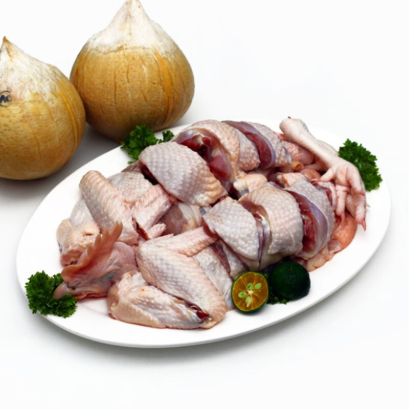 博多客 生鲜鸡肉文昌鸡椰子鸡  杀好净重约2斤新鲜散养土鸡笨鸡柴鸡