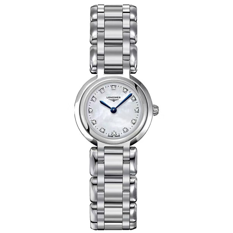 浪琴longines女表优雅心月系列镶钻星月自动机械石英月相女士手表瑞表