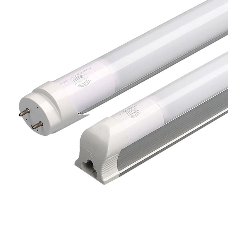 益优亮t8灯管微波雷达感应声光控车库停车场楼道应急led人体日光灯