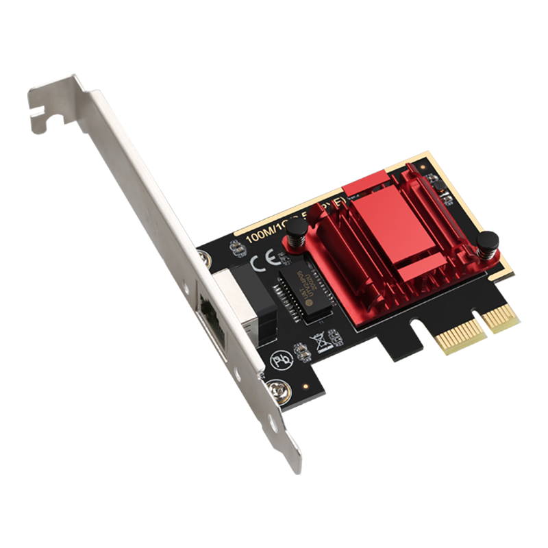 DIEWU 臺(tái)式機(jī)PCI-E千兆網(wǎng)卡高速穩(wěn)定不掉線電腦pcie家用網(wǎng)卡1000M電腦獨(dú)立以太網(wǎng)網(wǎng)卡ax200無線wifi網(wǎng)卡 TXA092-2.5G網(wǎng)卡