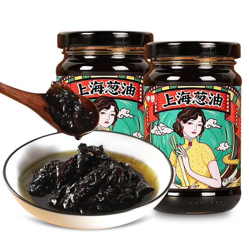 上海葱油酱拌面酱瓶装老上海味道拌饭调味香 上海葱油230g*2瓶