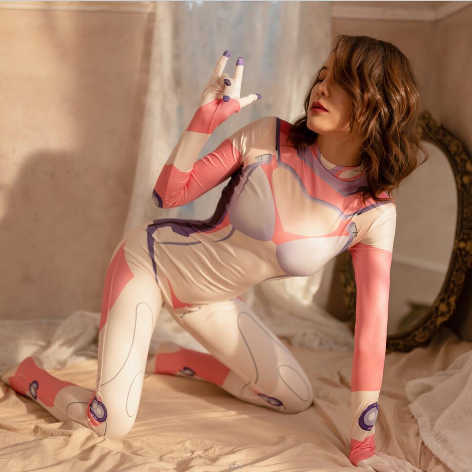 情趣内衣女角色扮演二次元性感妲己开档连体衣套装cosplay 妲己开档 s