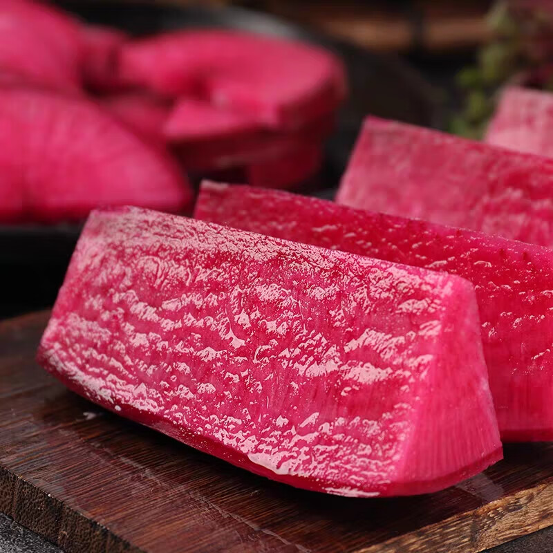 农大姐妹紫美人萝卜凤梨萝卜潍坊水果萝卜心里美萝卜胭脂萝卜脆甜微辣爽口 5斤